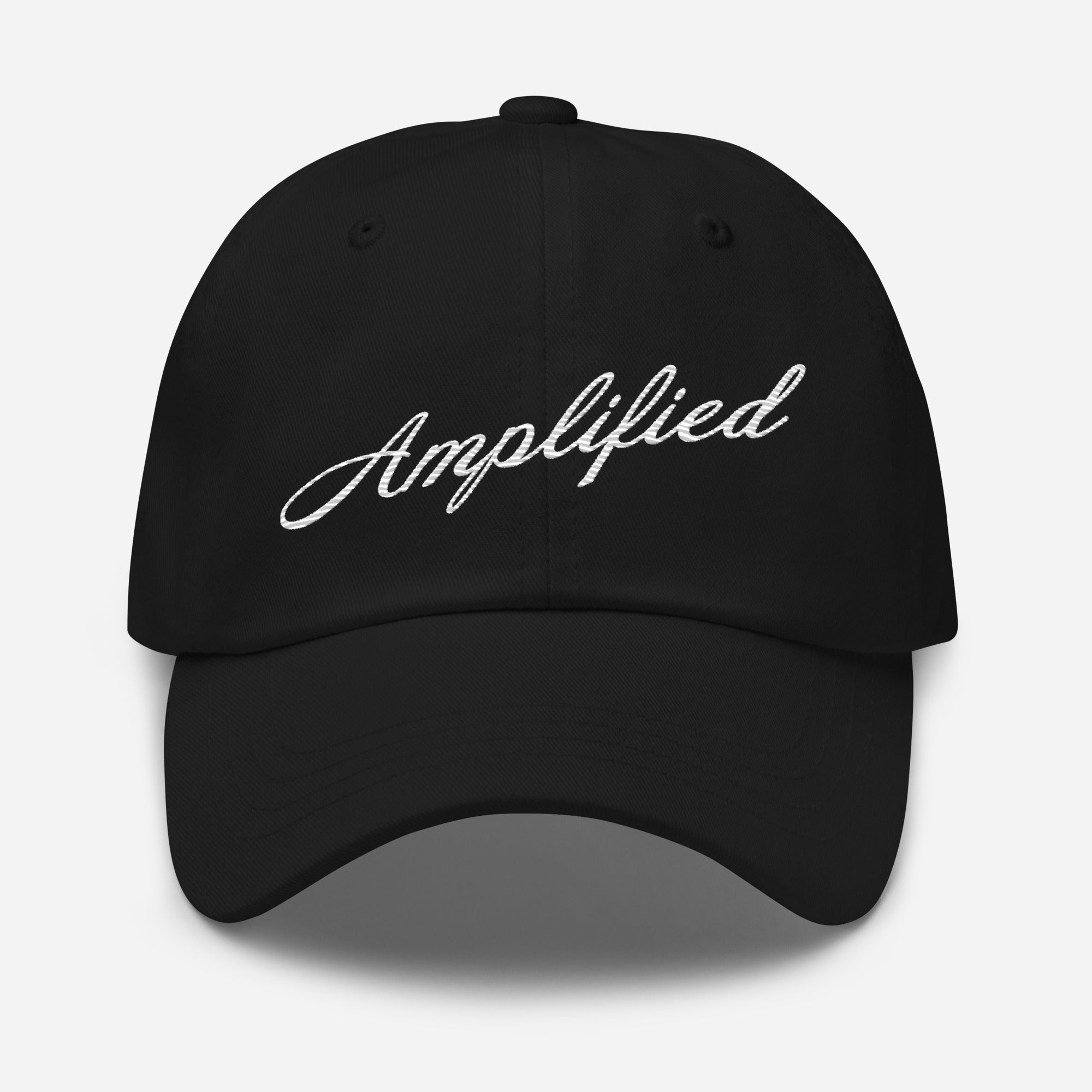 Google Black White Lining Limited Cap Dad\'s Hat White on Black 3D girl dad hat – Girl Dad Co main image 3