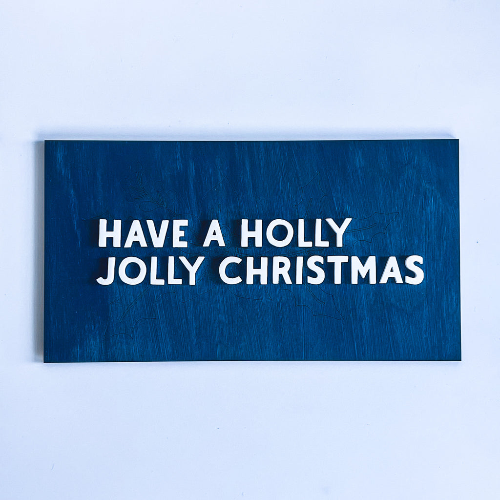 Have a Holly Jolly Christmas Wall Art - Extra Small